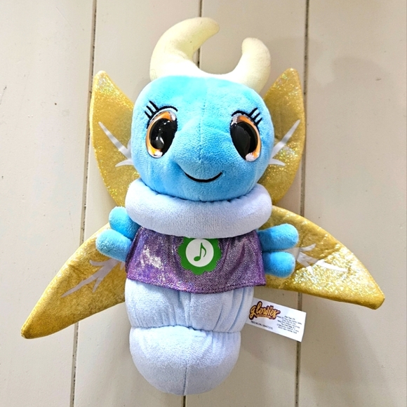 Glowies Firefly Blue and Gold Plush Toy. - Picture 1 of 6